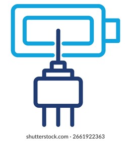 Batteriesymbolelement für Design