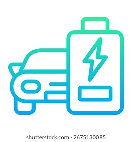Elemento de icono de batería para diseño