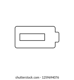 battery icon. Element of web for mobile concept and web apps icon. Thin line icon for website design and development, app development