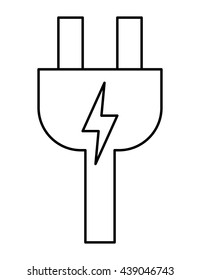 Battery icon. Energy design. vector graphic