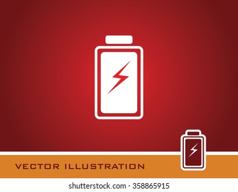 Battery Icon. Eps-10.