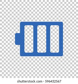 battery icon flat .