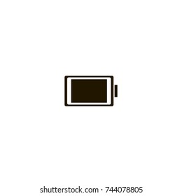 battery icon. flat design