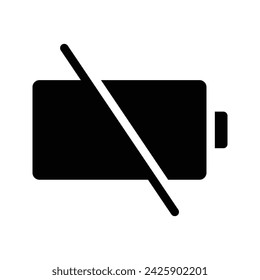 Icono de batería. ilustración plana de icono de vector de rebobinado para web