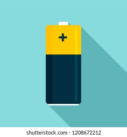 Battery icon. Flat illustration of battery vector icon for web design