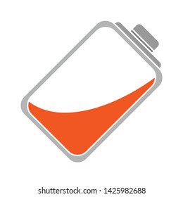 battery icon. flat illustration of battery vector icon for web