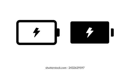 Battery icon. flat illustration of vector icon
