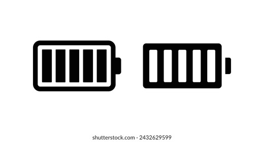 Battery icon. flat illustration of vector icon