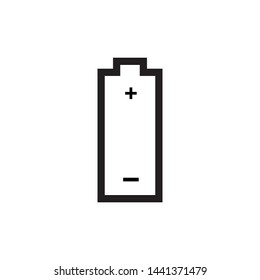 battery icon flat style design