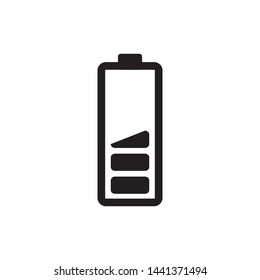 battery icon flat style design