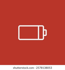 Battery icon flat vector design