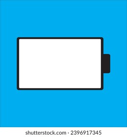 The battery icon is fully charged when on the charger 