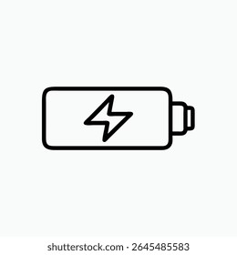 battery icon fully editable vector template	