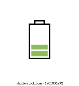 Icono de batería para proyectos de diseño gráfico