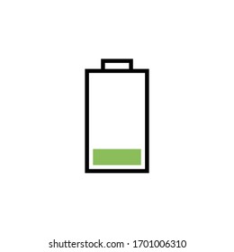 Icono de batería para proyectos de diseño gráfico