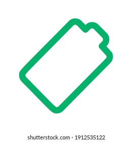Icono de batería para proyectos de diseño gráfico