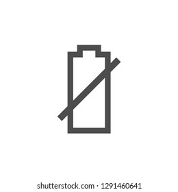 Battery icon graphic design template vector isolated