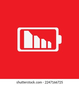 Icono de la batería, plantilla de recursos gráficos, ilustración vectorial.