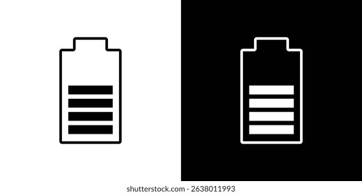 Battery icon Graphic vector set for ui design