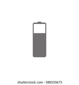 Battery Icon. Gray icon