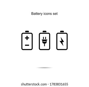 Battery icon ideas design vector illustration graphic on background