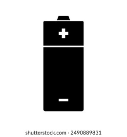 Icono de batería ilustrado en el fondo