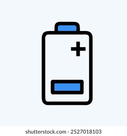 Battery Icon Illustrating Power and Energy Concepts