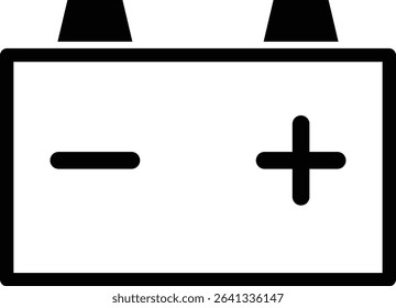 Battery icon. illustration of car battery icon isolated on white background. Battery Charger phases. Battery Simple flat icon.
