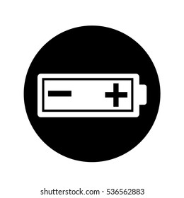 Battery icon illustration design