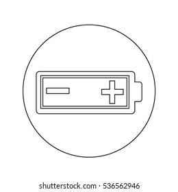 Battery icon illustration design