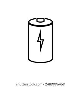 Batteriesymbol-Illustrationselement-Design