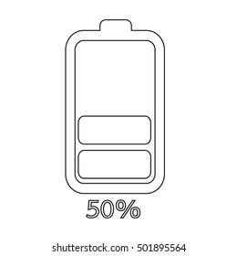 battery icon illustration idesign