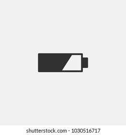 Battery icon illustration isolated vector sign symbol
