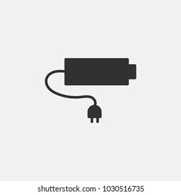 Battery icon illustration isolated vector sign symbol