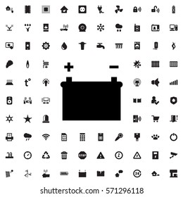 battery icon illustration isolated vector sign symbol