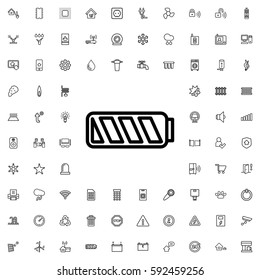 battery icon illustration isolated vector sign symbol. Smart home icons vector set.
