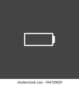 Battery icon illustration isolated vector sign symbol