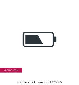 battery icon illustration vector, can be used for web and design