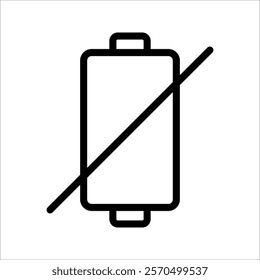 Battery Icon Illustration Vector Set on white background