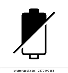 Battery Icon Illustration Vector Set on white background