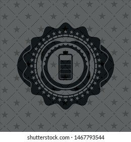 battery icon inside dark badge