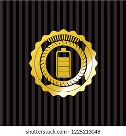 battery icon inside shiny emblem