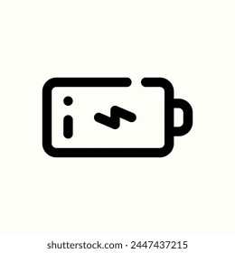 battery icon, isolated icon in light background, perfect for website, blog, logo, graphic design, social media, UI, mobile app