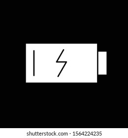 Battery icon isolated on background
 