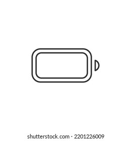 Battery icon isolated on white background. Charging symbol modern, simple, vector, icon for website design, mobile app, ui. Vector Illustration