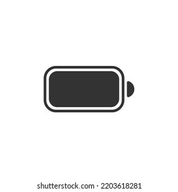 Battery icon isolated on white background. Power symbol modern, simple, vector, icon for website design, mobile app, ui. Vector Illustration