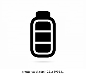 battery icon isolated on a white background