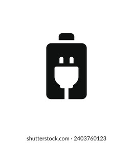 Battery icon isolated on white background