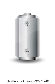 Battery icon Isolated on a white background