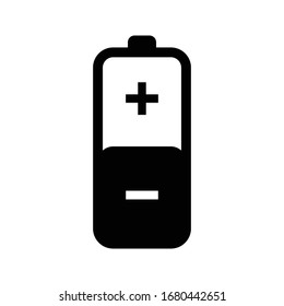 battery icon isolated vector illustration